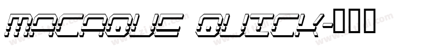 macaque quick字体转换